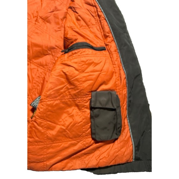 Cole Haan Jacket Mens XXL Brown Orange Zip Up Midweight Streetwear Jacket - Picture 5 of 7